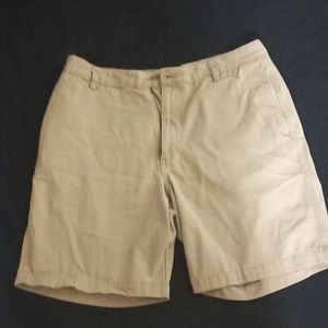 Chaps Cream Cotton Shorts Size 34